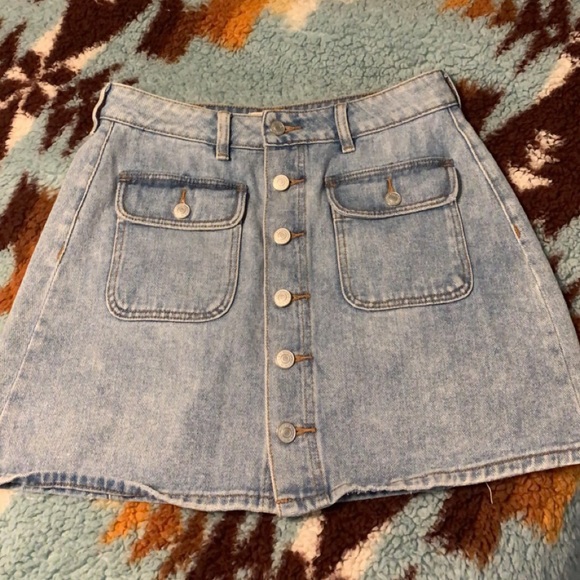 PacSun Skirt (Denim) - Picture 1 of 3